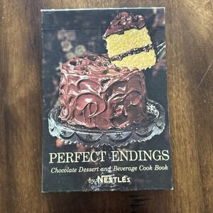 PERFECT ENDINGS BY NESTLES VINTAGE‎ 1962 SPIRAL COOKBOOK